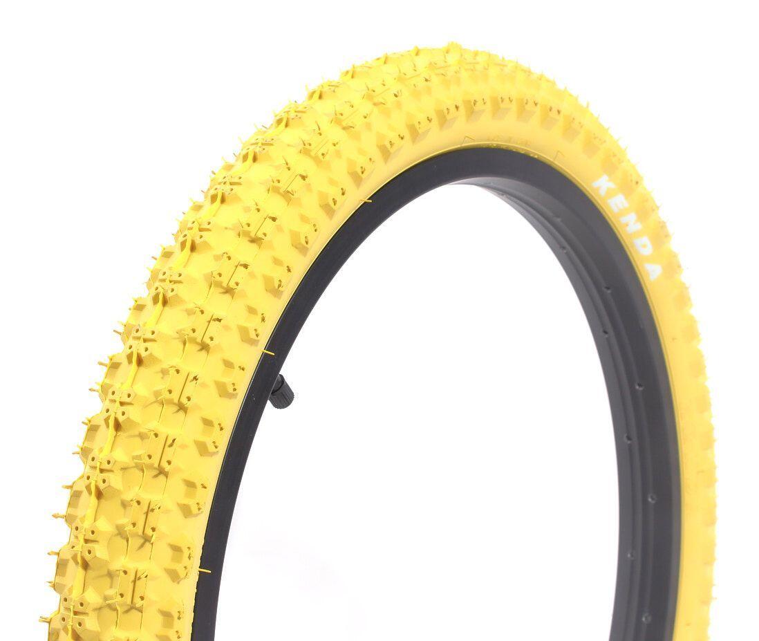 Set pneumatici BMX KENDA 20 pollici x 2,25 pollici giallo 5/5