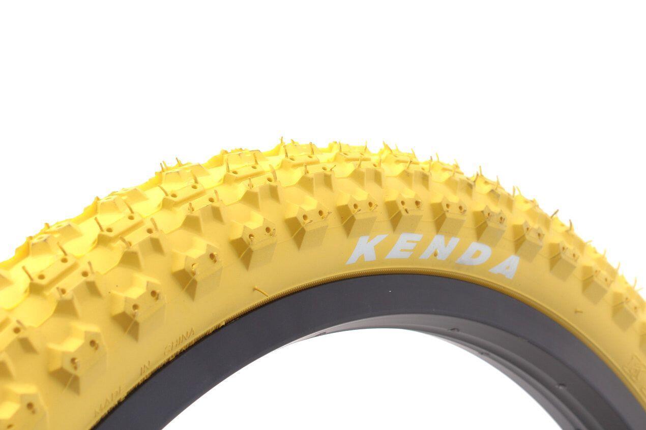 Set pneumatici BMX KENDA 20 pollici x 2,25 pollici giallo 4/5