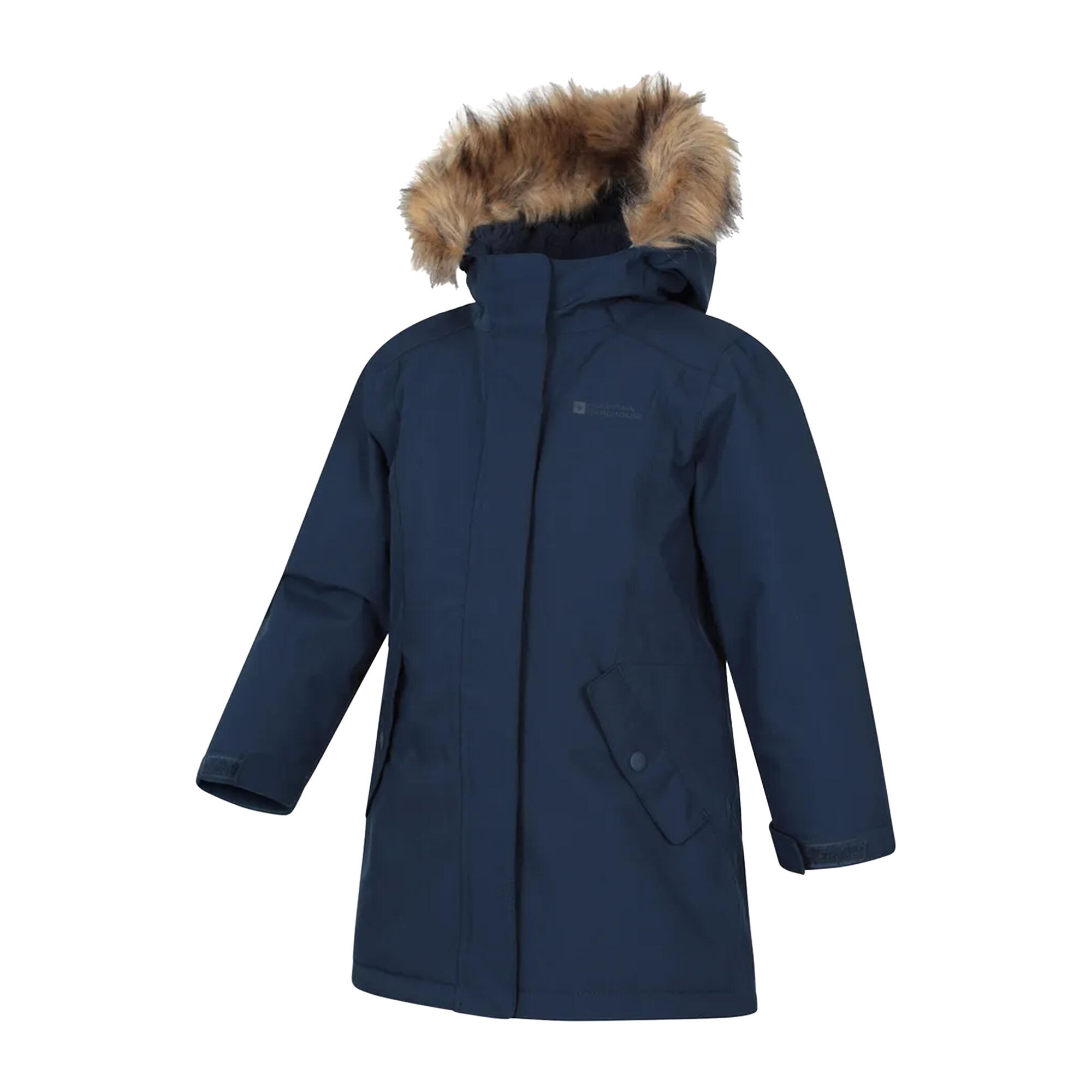 "Lumi" Jacke, wasserfest für Kinder Marine 3/4