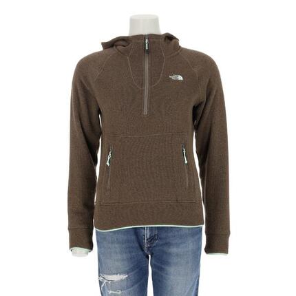 Second life - Damen TNF Beige Fleece Pullover - Wie neu