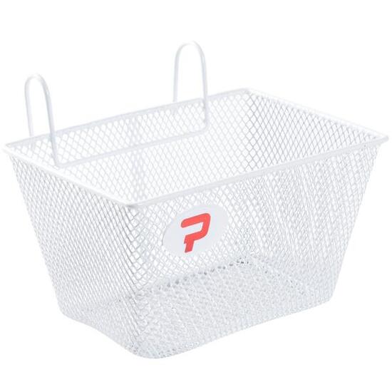 Koszyk rowerowy na kierownicę Profex przedni, zdejmowany, biały