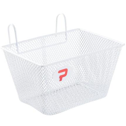 Koszyk rowerowy na kierownicę Profex przedni, zdejmowany, biały