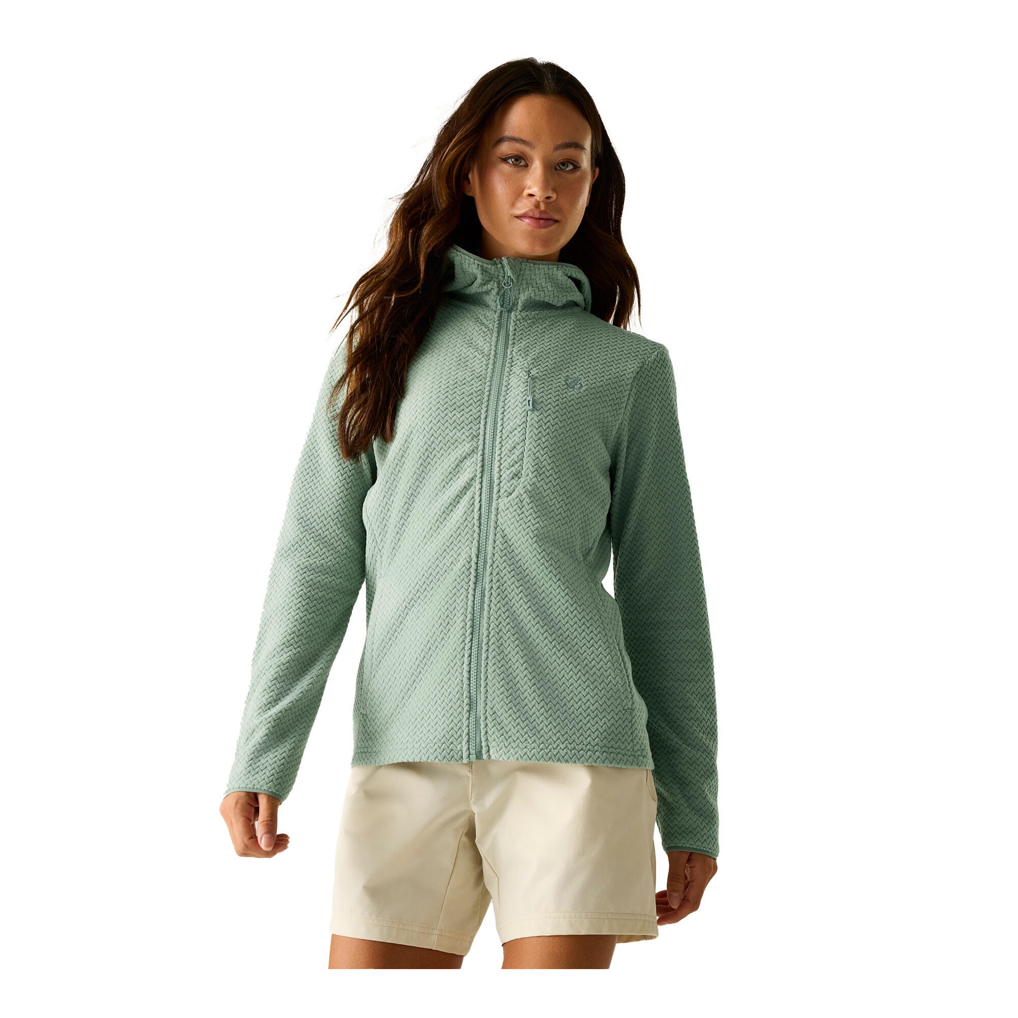 Veste Polaire SWITCH UP PRO Femme (Vert Glacier) 4/5