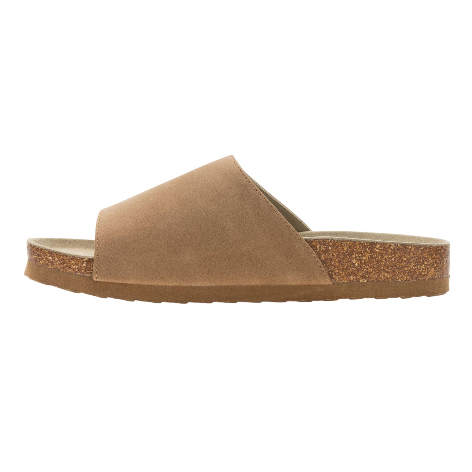Claquettes Unies Plates COASTEN Femme (Marron Clair) 3/5