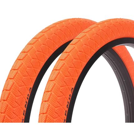 Zestaw opon BMX KENDA 20 cali x 1,95 cala pomarańczowy