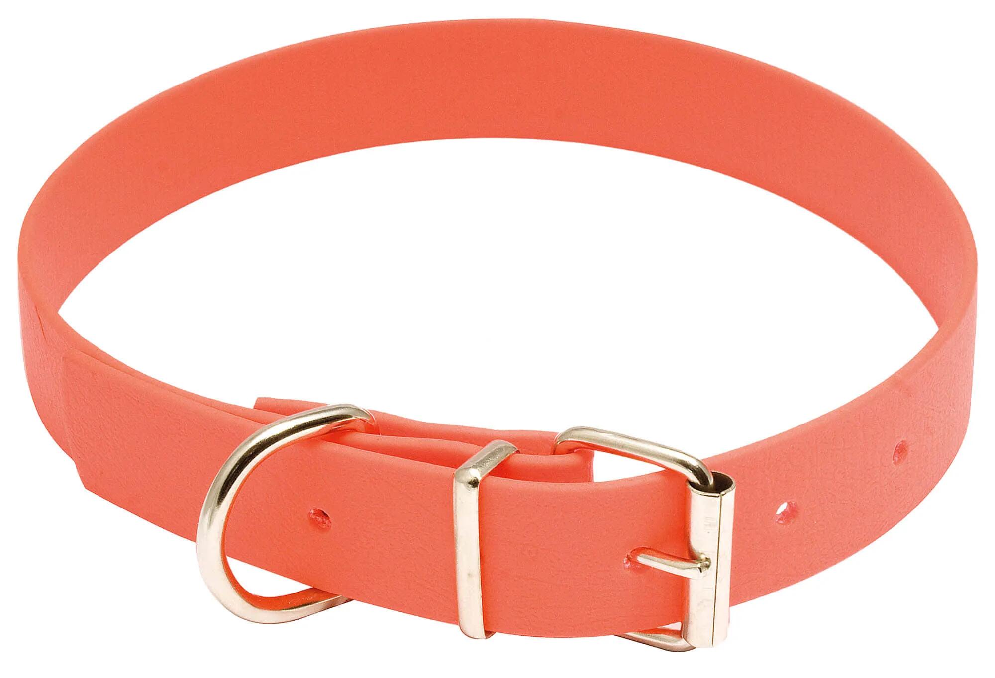 Collier Pour Chien Country Biothane Orange Fluo -40 cm 1/1