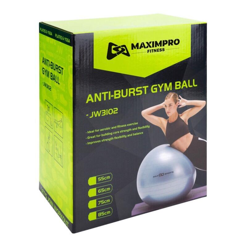 Pelota Fitness Gigante Max Sports Sena Ø55Cm Azul Claro 2/3