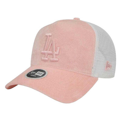 Dames la dodgers baseballpet (wit/roze)