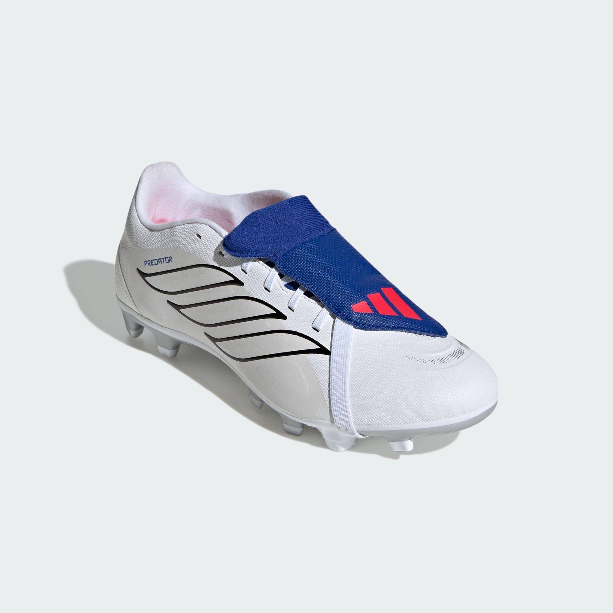 Adidas PREDATOR CLUB FT FG/MG Unisex Football Shoes White -  4
