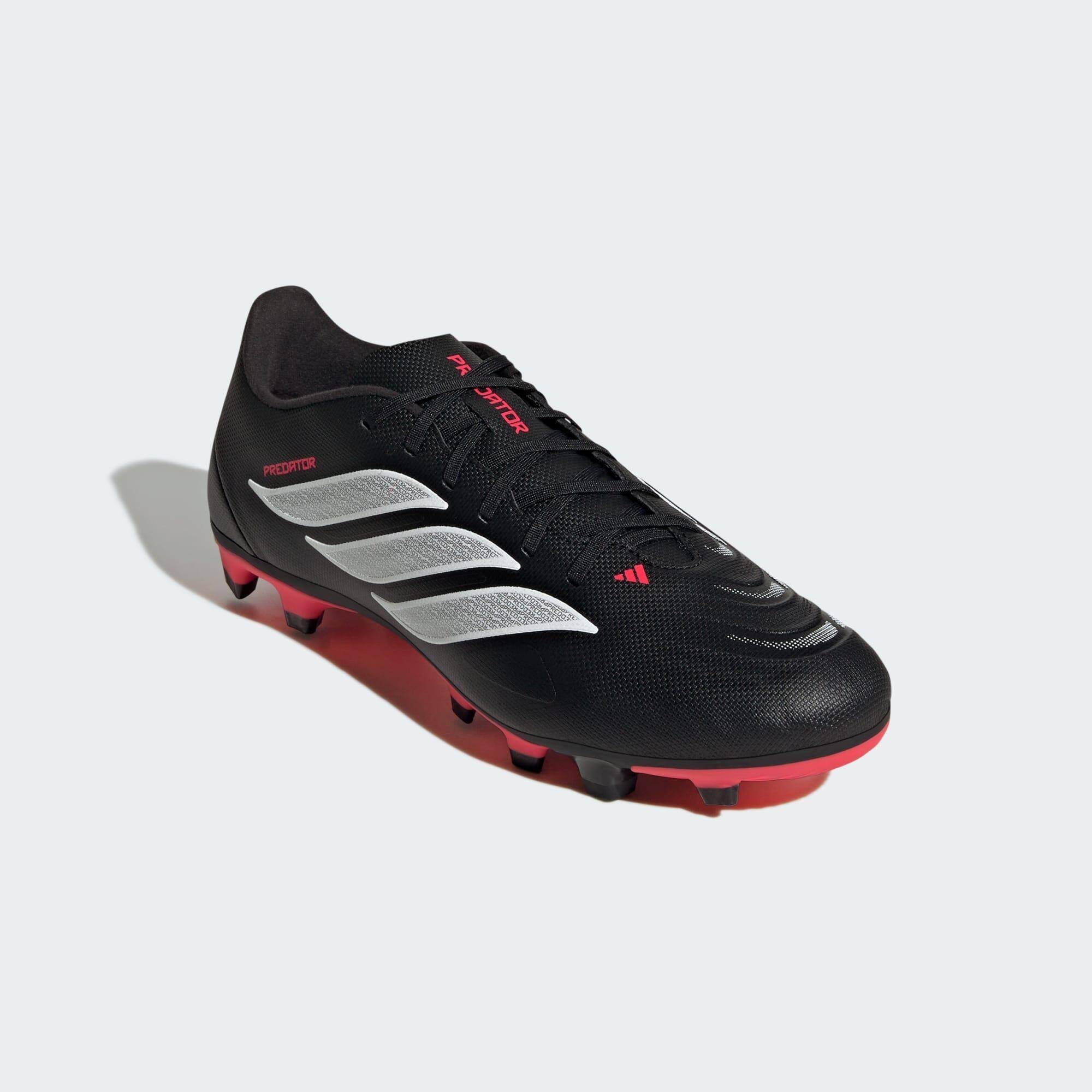 Adidas PREDATOR CLUB FG/MG Unisex Football Shoes Black -  4