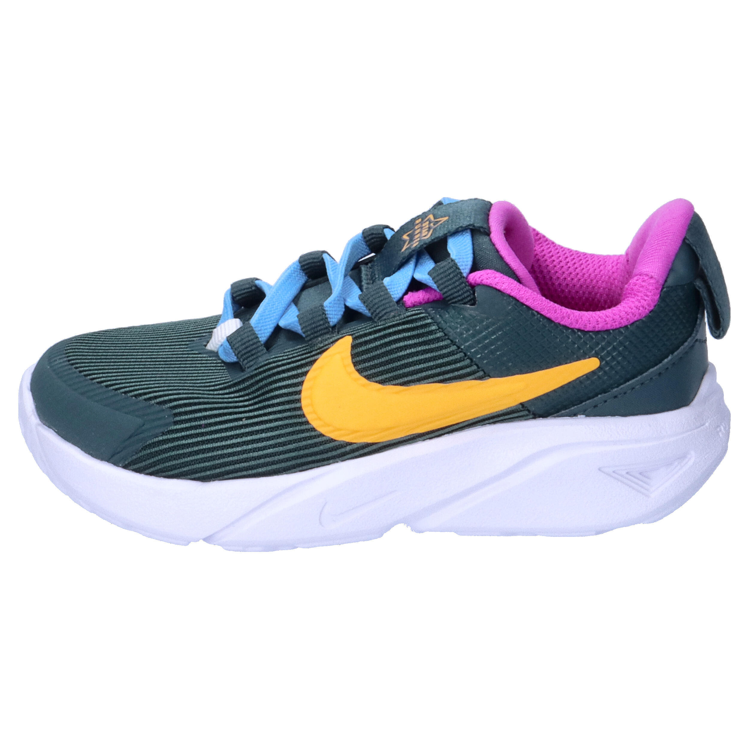 Baskets Nike Modèle Star Runner 4 Couleur Vert 2/7