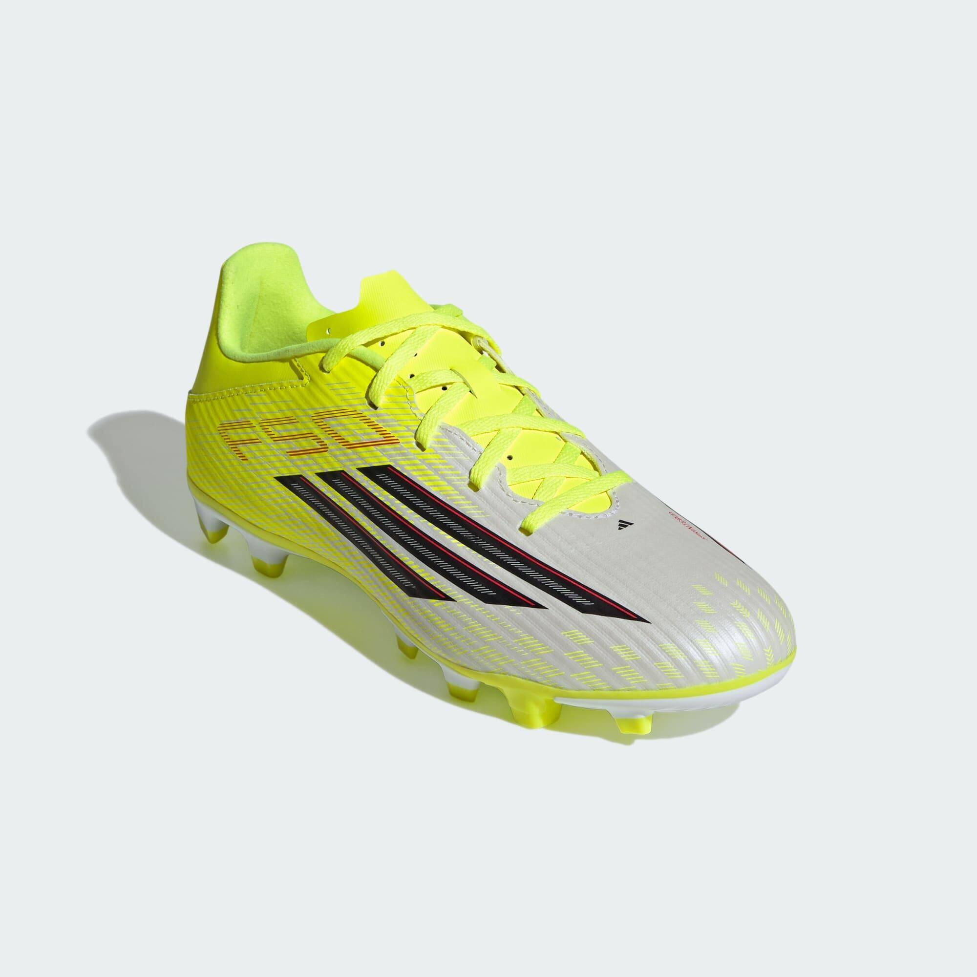 Adidas F50 CLUB FG/MG Unisex Football Shoes Yellow -  4
