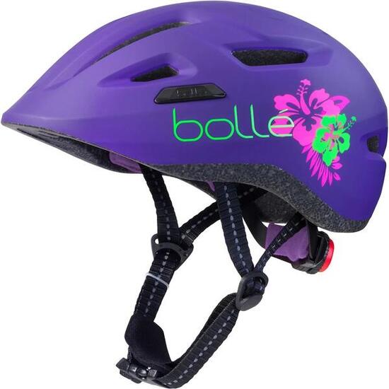 Casque de vélo enfant - Violet - Fille
