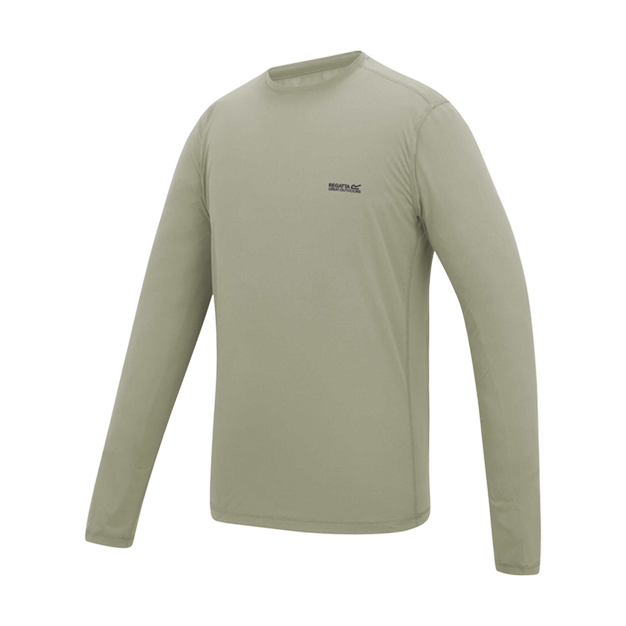 Tshirt Manches Longues Motif/style Logo MINDO Homme (Blanc Cassé) 3/5