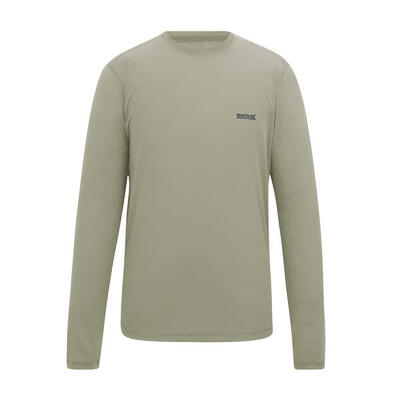Maglietta Logo Manica Lunga Uomo Regatta Mindo Artico