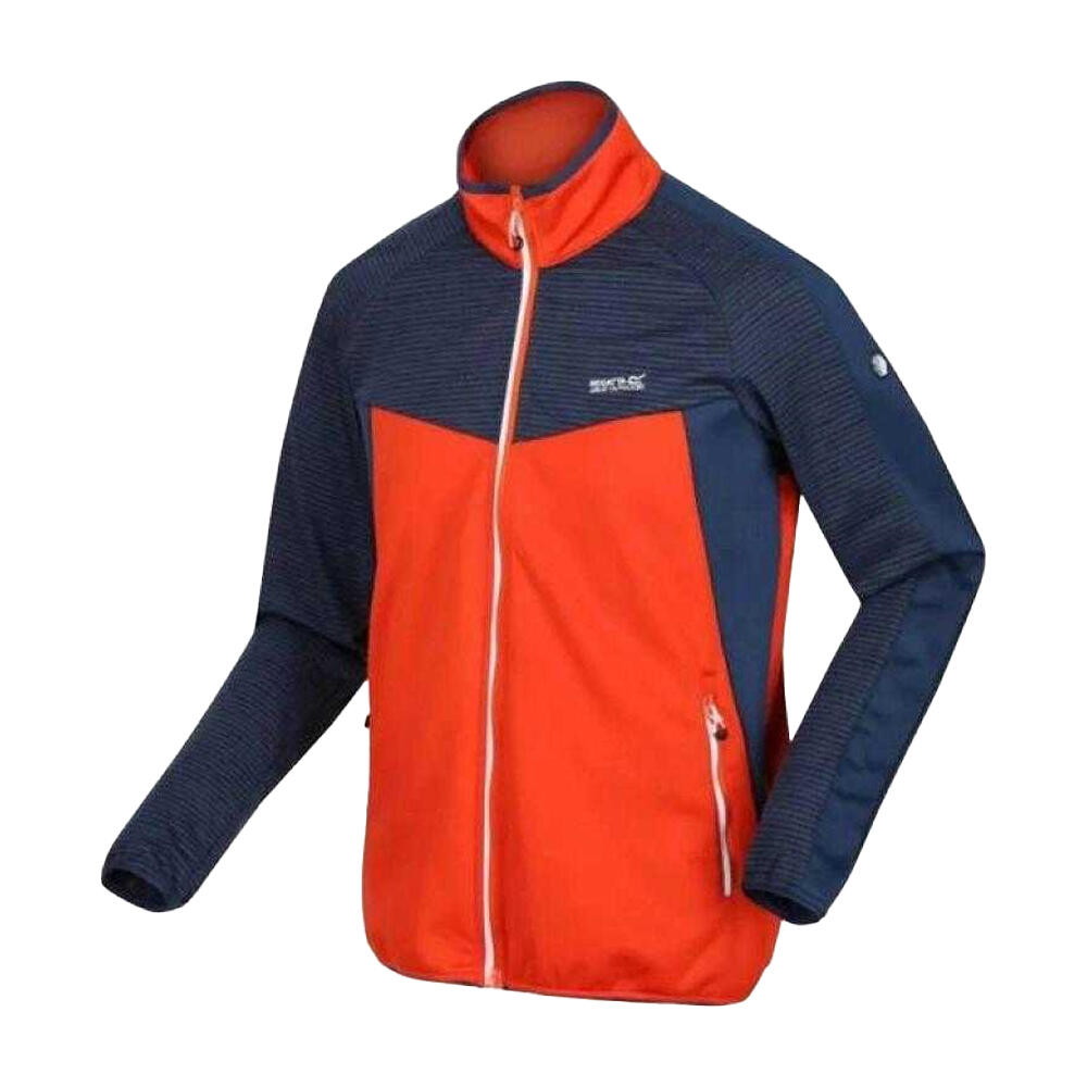 Giacca Logo Uomo Regatta Yare VI Arancio Blu 3/5
