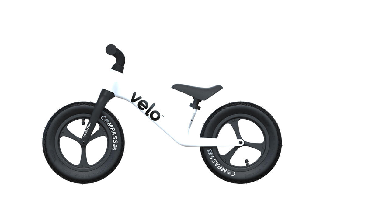 Velo l'équilibre Draisienne tout terrain - Yvelo pro blanc, Yvolution 3/8