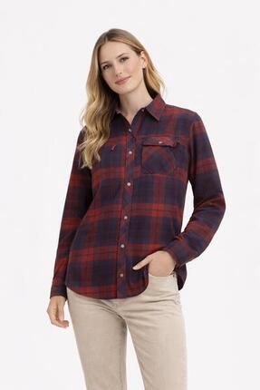 Flannel Bluse Nechako Damen