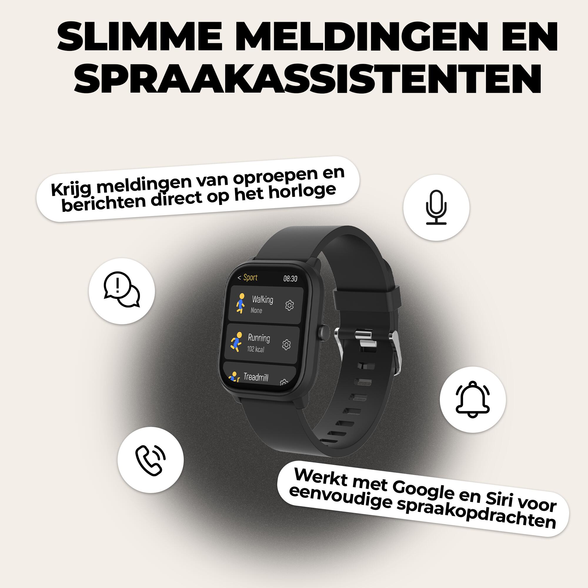 Smartwatch - Kids - Bellen/SMS/Whatsapp - 130+ sportmodi - SWK120B 3/7