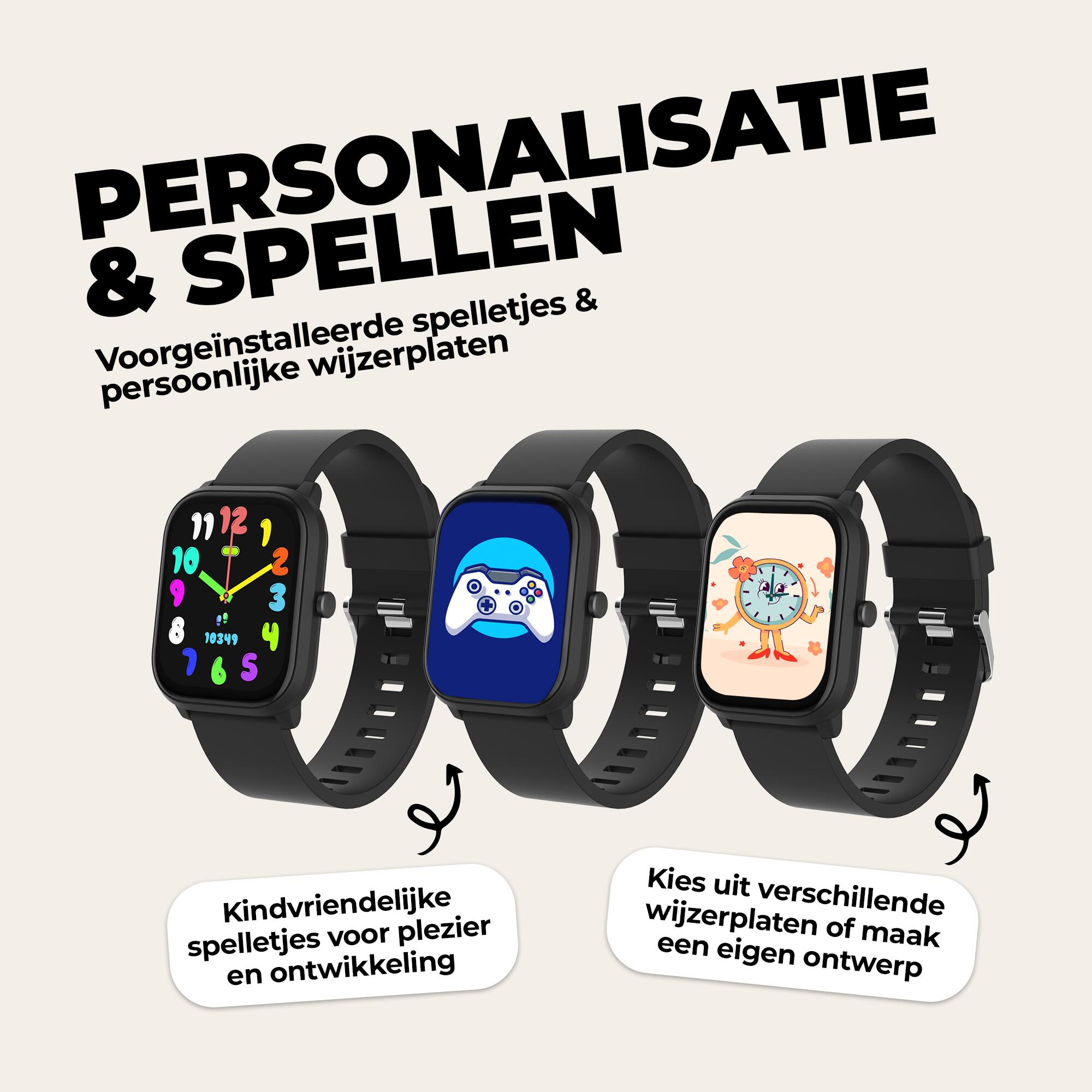 Smartwatch - Kids - Bellen/SMS/Whatsapp - 130+ sportmodi - SWK120B 2/7