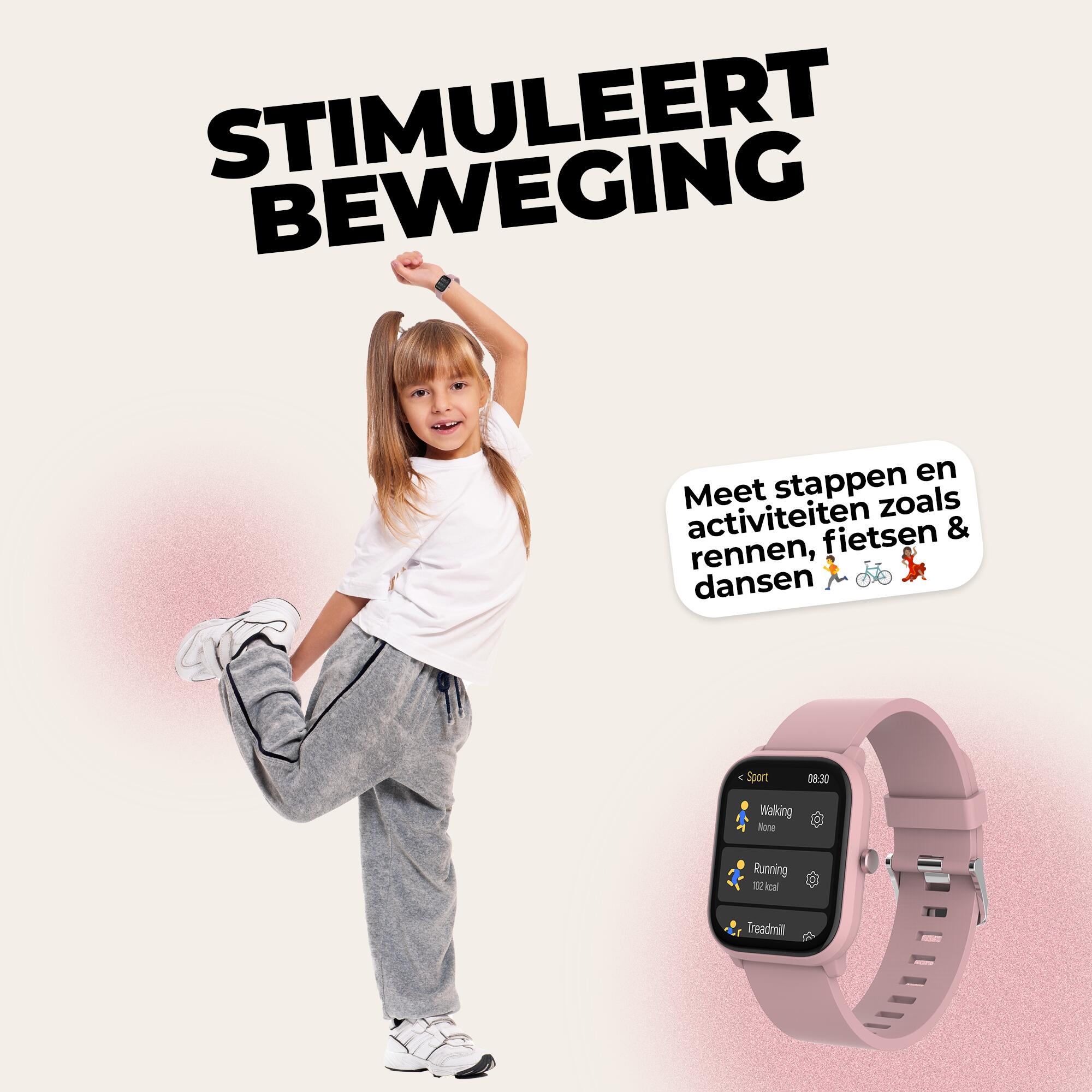 Smartwatch - Enfants - Appels/SMS/Whatsapp - 130+ modes sportifs - SWK120RO 2/7