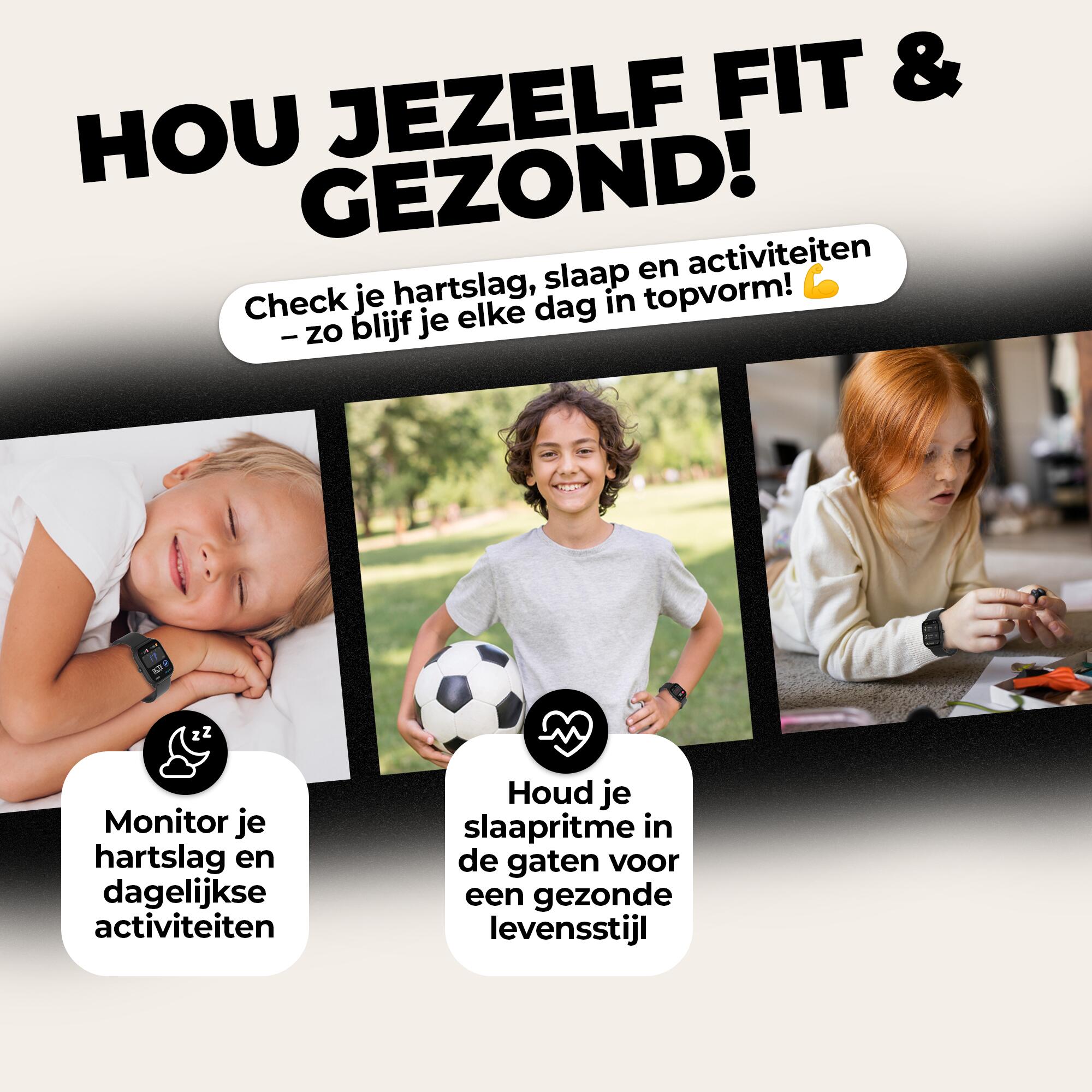 Smartwatch - Kids - Bellen/SMS/Whatsapp - 130+ sportmodi - SWK120B 5/7
