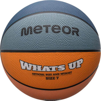 Ballon de basket Meteor What's Up - Taille 7, caoutchouc antidérapant