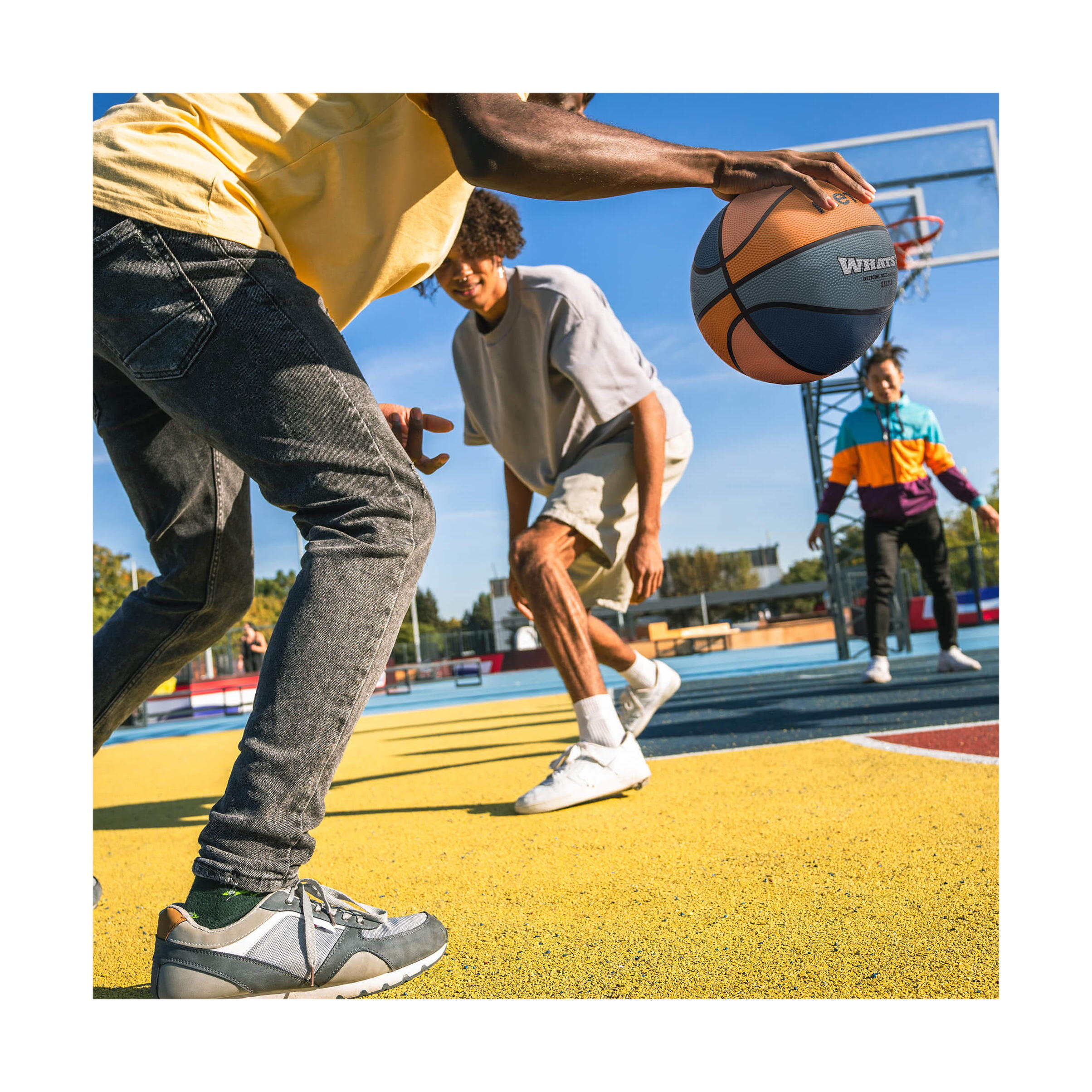 Meteor What's Up basketbal - maat 7, rubber antislip 6/6