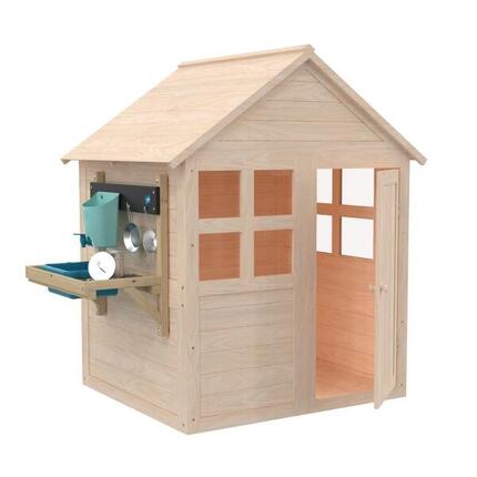 Kinderhuisje met vloer en keuken BOUTON D'OR COTTAGE bruin FSC®