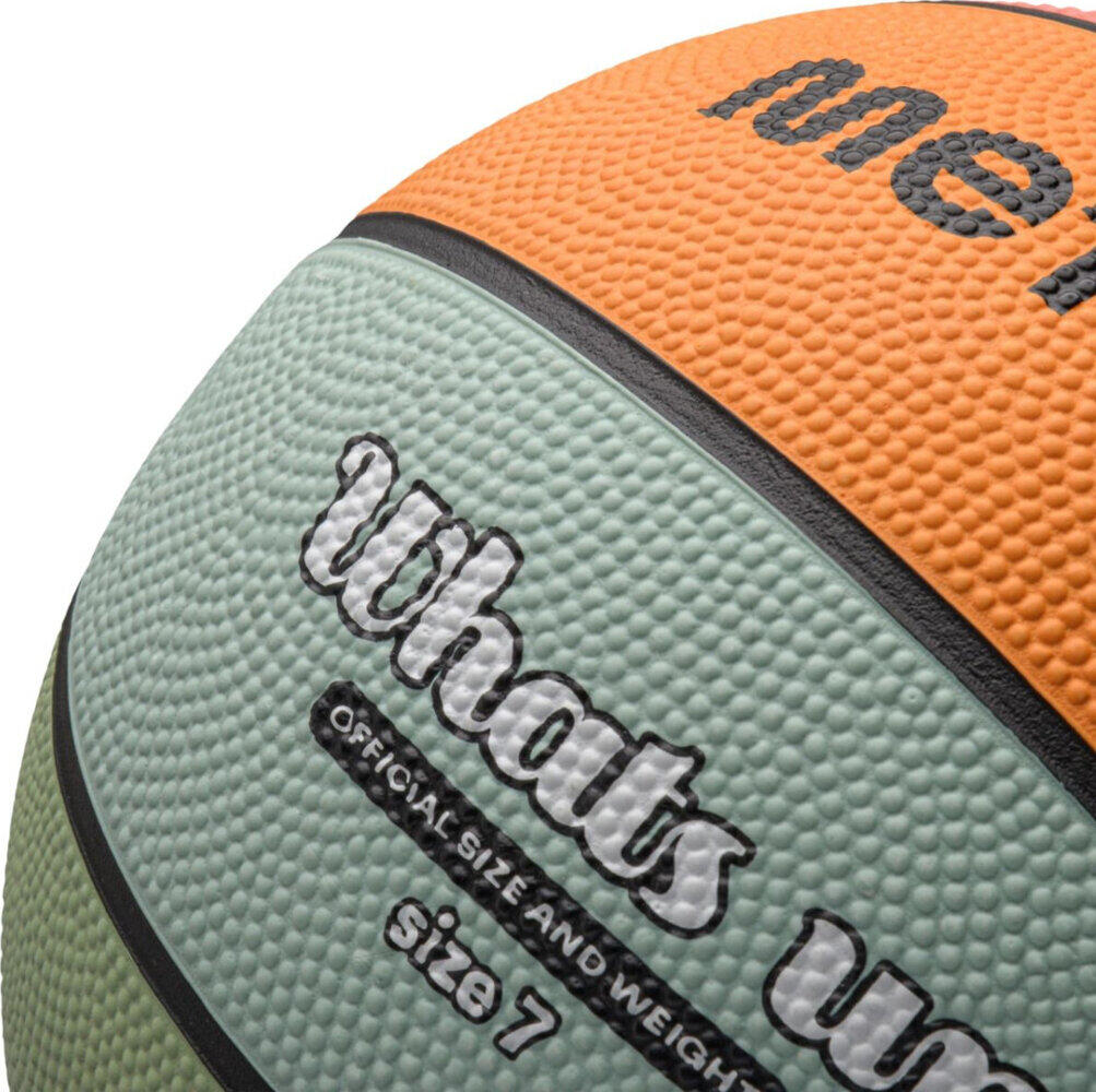 Balón de baloncesto Meteor What's Up - Talla 7, goma antideslizante 3/6