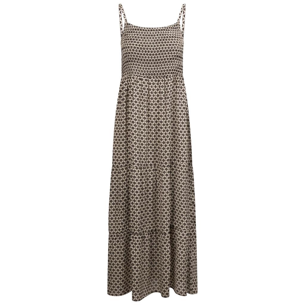 Womens All Over Print Tiered Maxi Dress - Selena