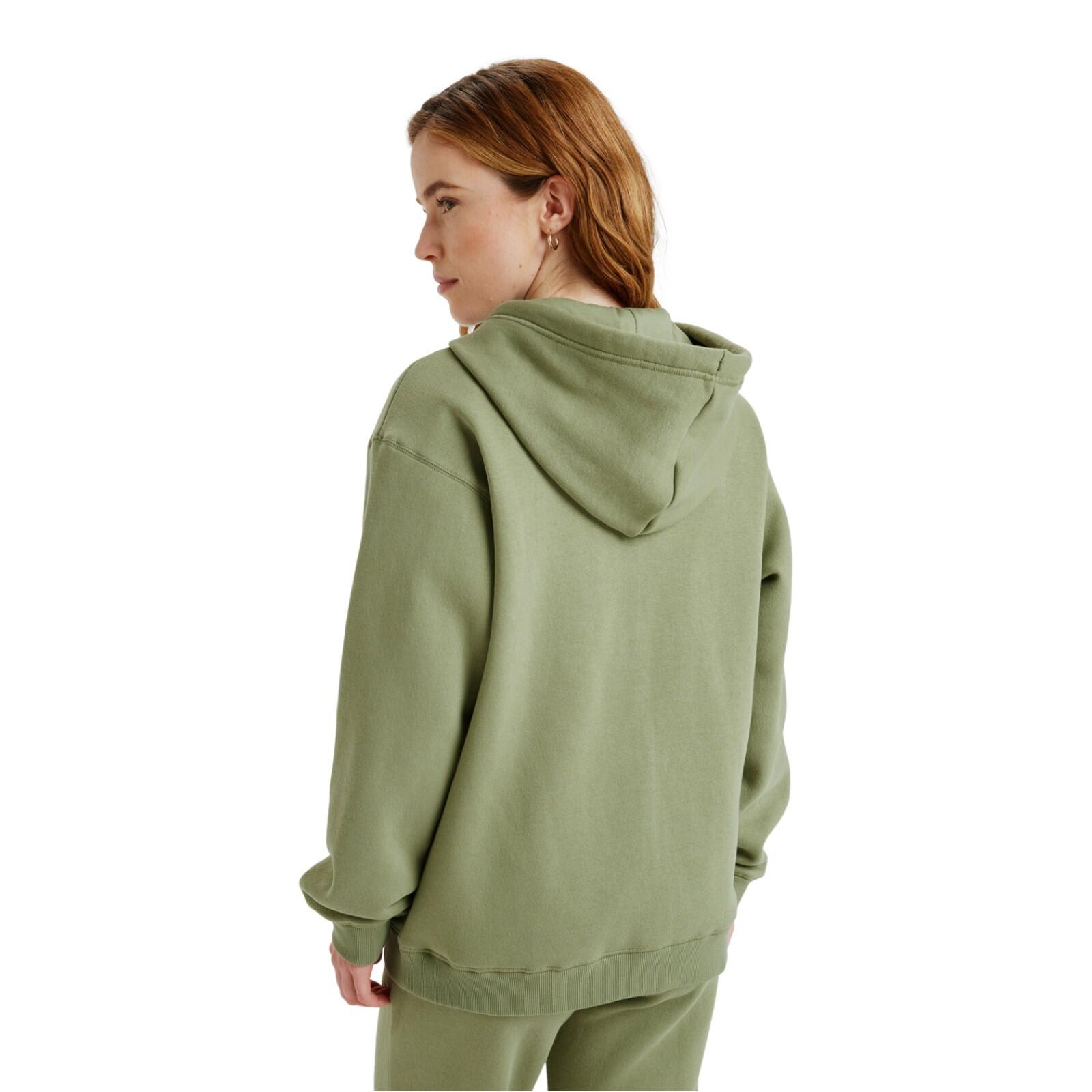 Pull zippé à capuche SURF STOKED ZIPPED BRUSHED Vert Femme 5/5