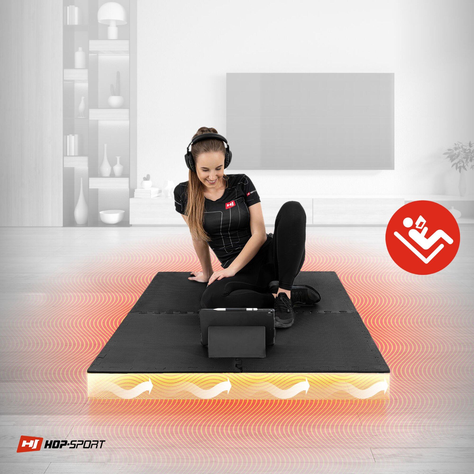 Puzzelmat 1cm Hop-Sport - 4st 120x120cm 6/7
