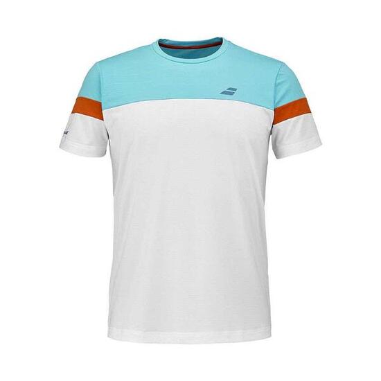 Camiseta Babolat Perf Crew Neck Blanco