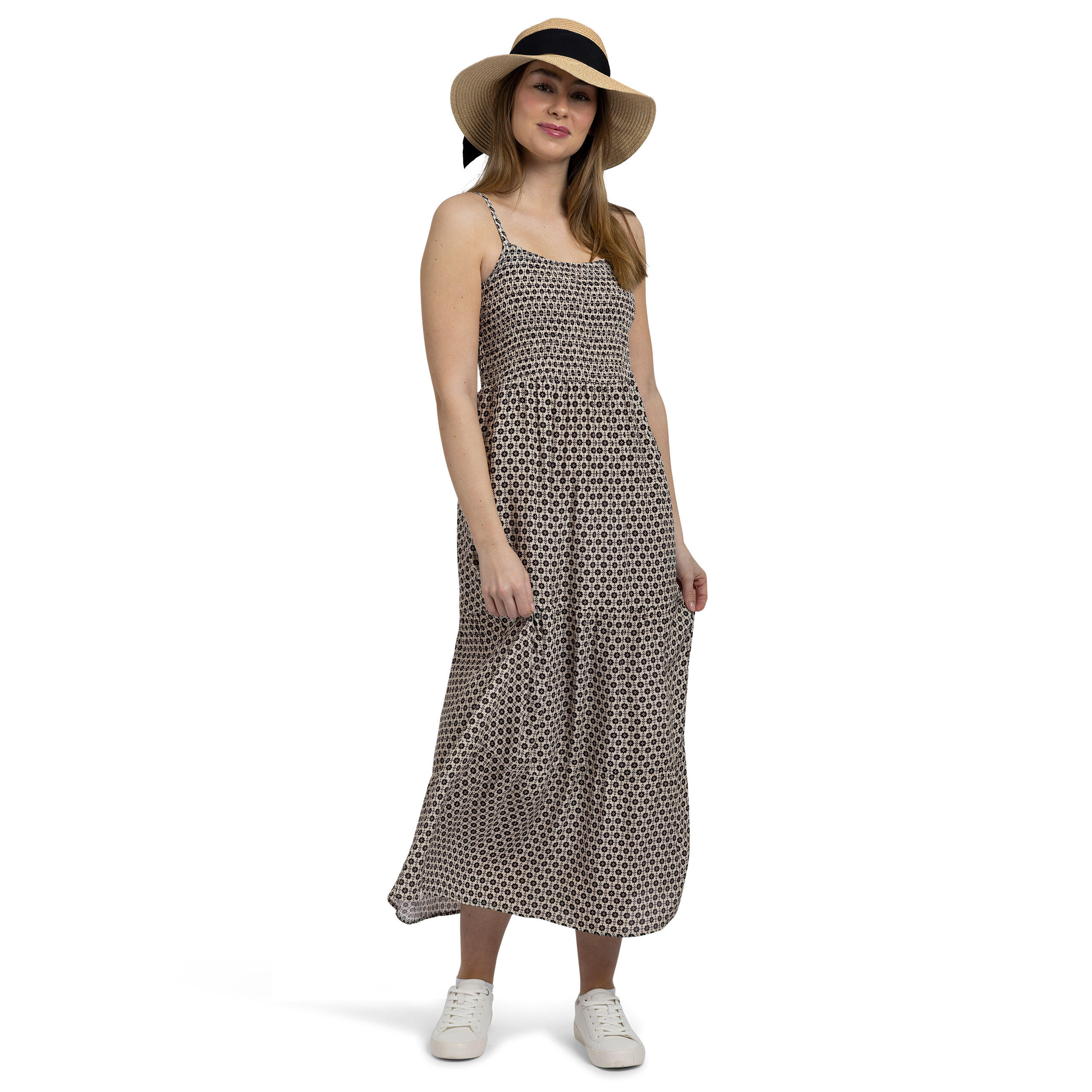 Trespass Selena - Robe longue décontractée pour femme imprimé pierre douce 3/5