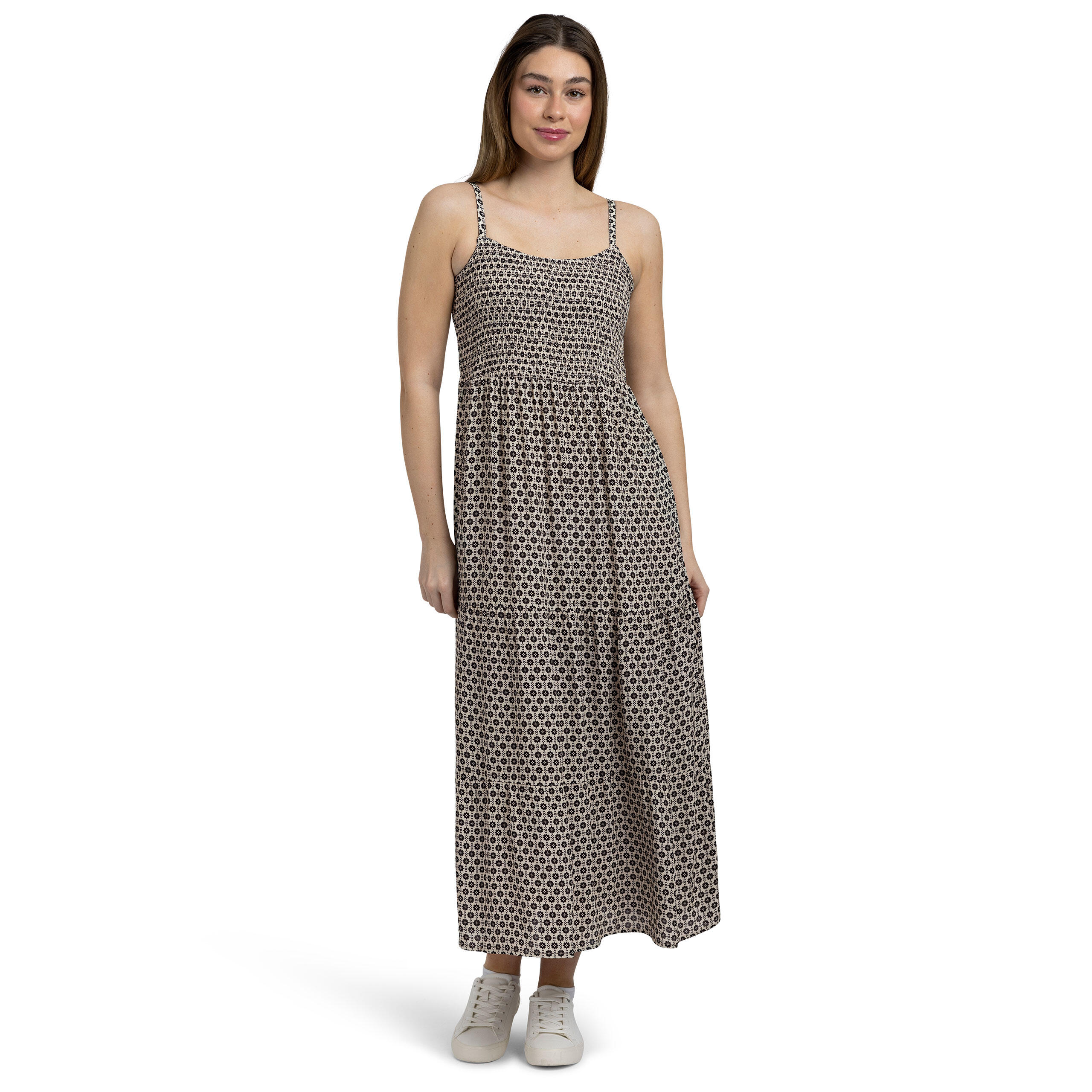 Trespass Selena - Robe longue décontractée pour femme imprimé pierre douce 4/5