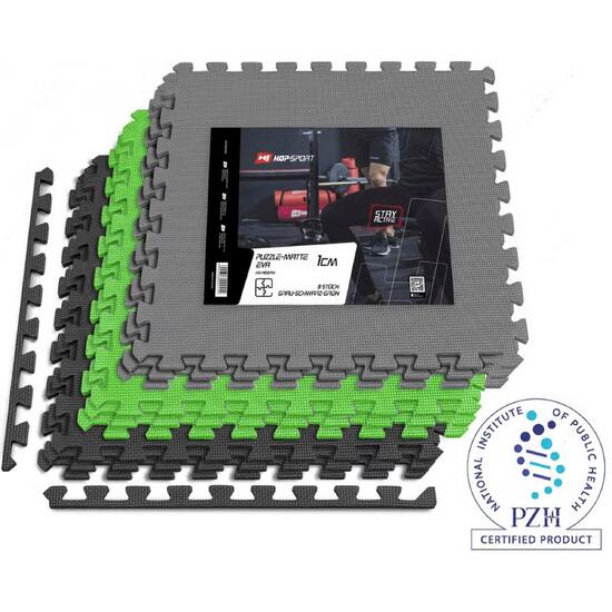 Mata Puzzle 1cm Hop-Sport- 9szt 180x180cm