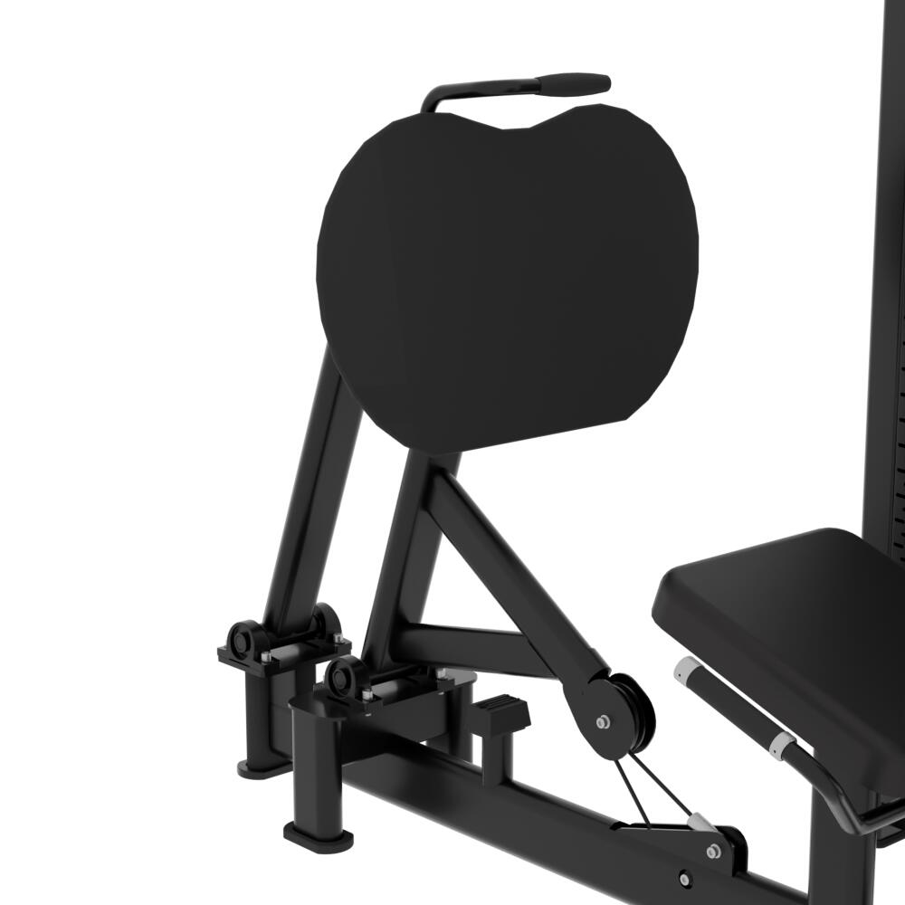Selectieve horizontale beenpersmachine 120 kg Fitness Tech 2/8
