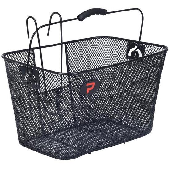 Koszyk rowerowy na kierownicę Profex przedni, zdejmowany, z uchwytem