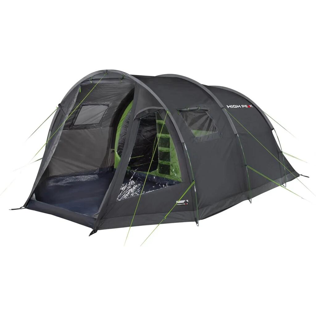 High Peak Torri 5.0 tunnel tent, sewn-in groundsheet, 1.9 m headroom, PFC-free