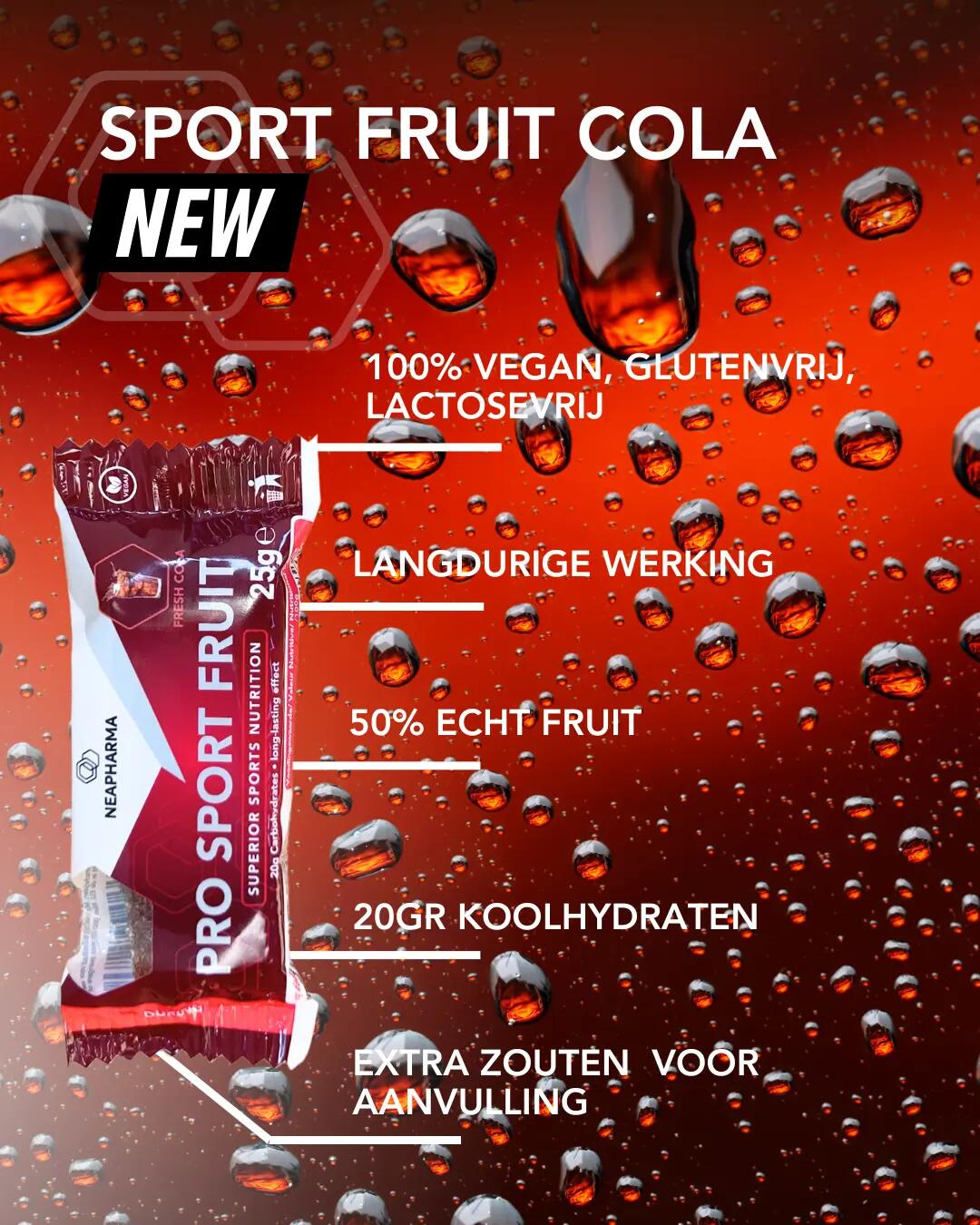 12 Bonbons énergétiques aux vrai fruits (cola) et l'isomaltulose. 100% vegan 4/4