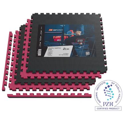 Mata Puzzle 2cm Hop-Sport- 12szt 240x180cm