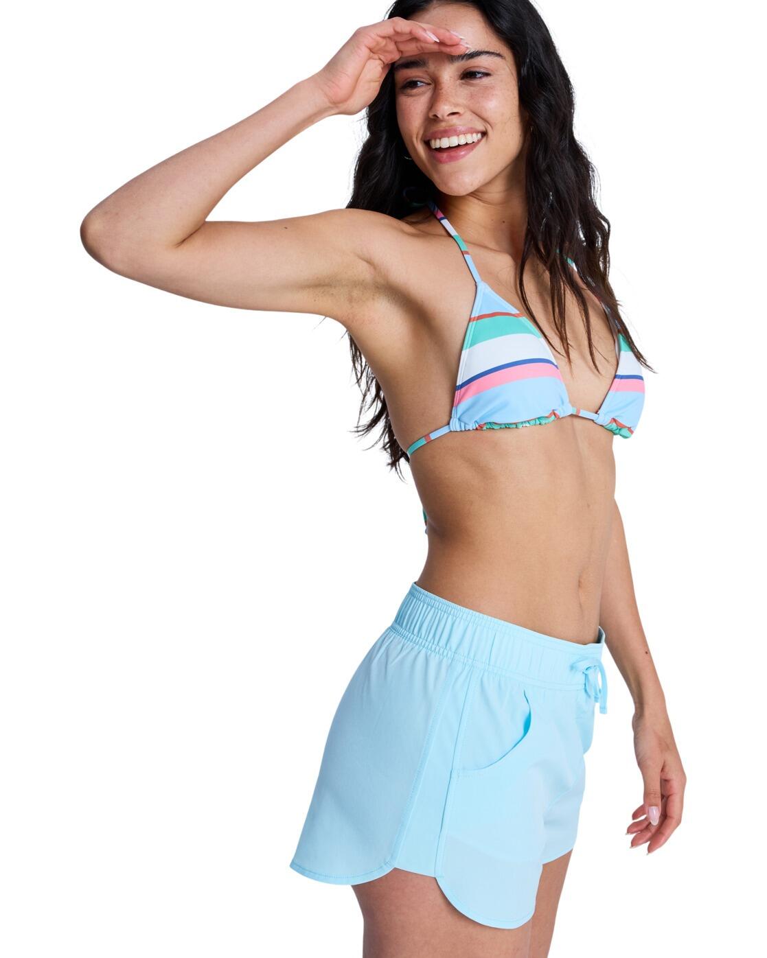 Boardshorts ROXY WAVE 2" Azul Mujer 3/4