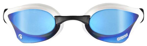 Lunettes de Natation ARENA Cobra Core Swipe Mirror Blanc Bleu 2/4