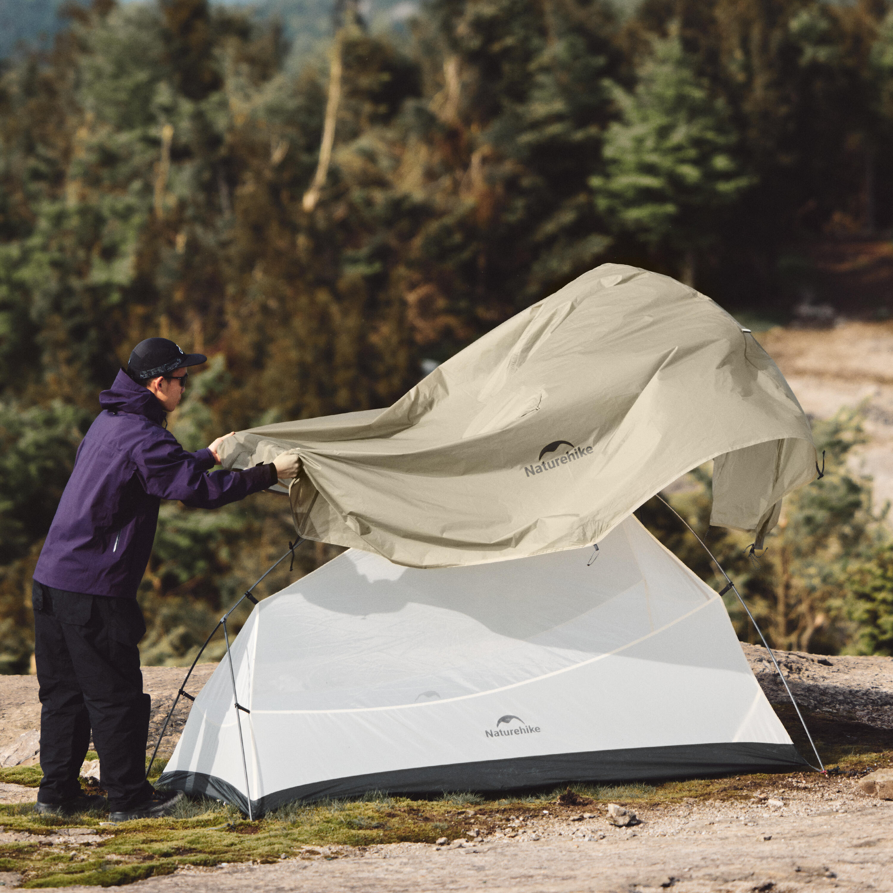 Namiot Turystyczny Naturehike Cloud Up 1 Pro 20D Cnk2350Ws020 1Os. 7/7