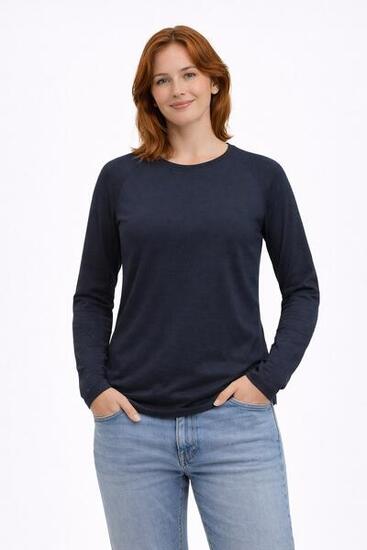 Merino-Mix Langarmshirt Arne Damen Atmungsaktiv Schnelltroknend