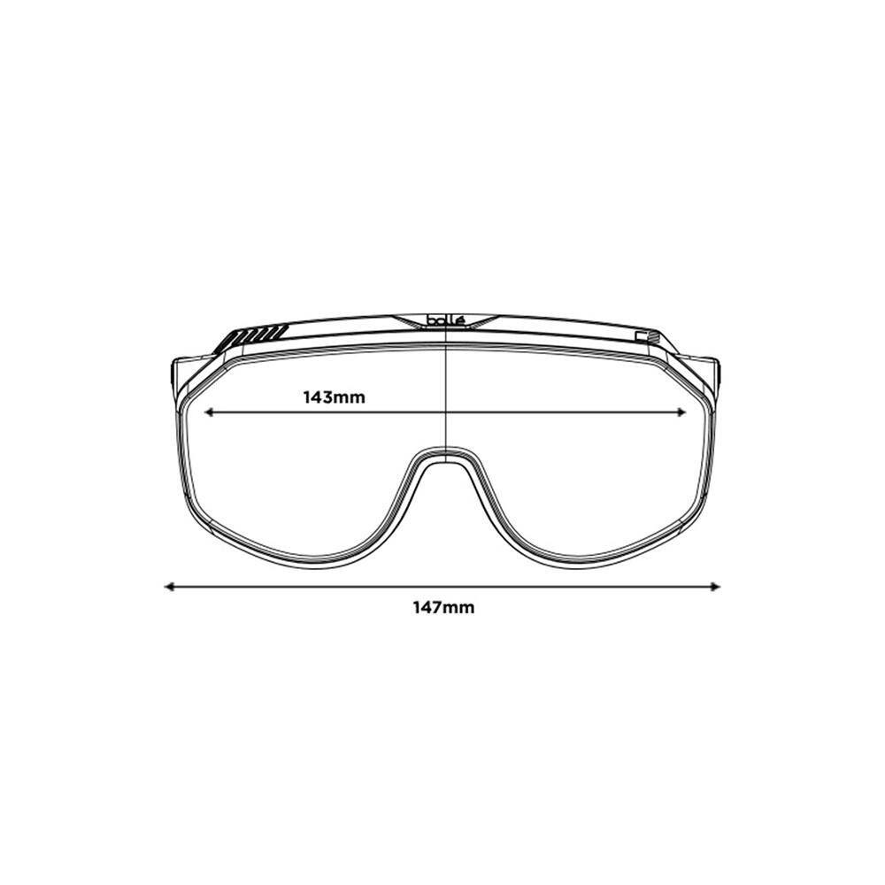 Lunettes Montagne CHRONOSHIELD MT - Verre High Contrast Polarisé Cat 3 - Adulte 4/5