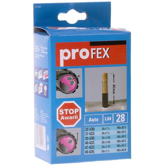 Dętka rowerowa antyprzebiciowa Profex 28''x1 3/8-1,75 wentyl Auto 40 mm