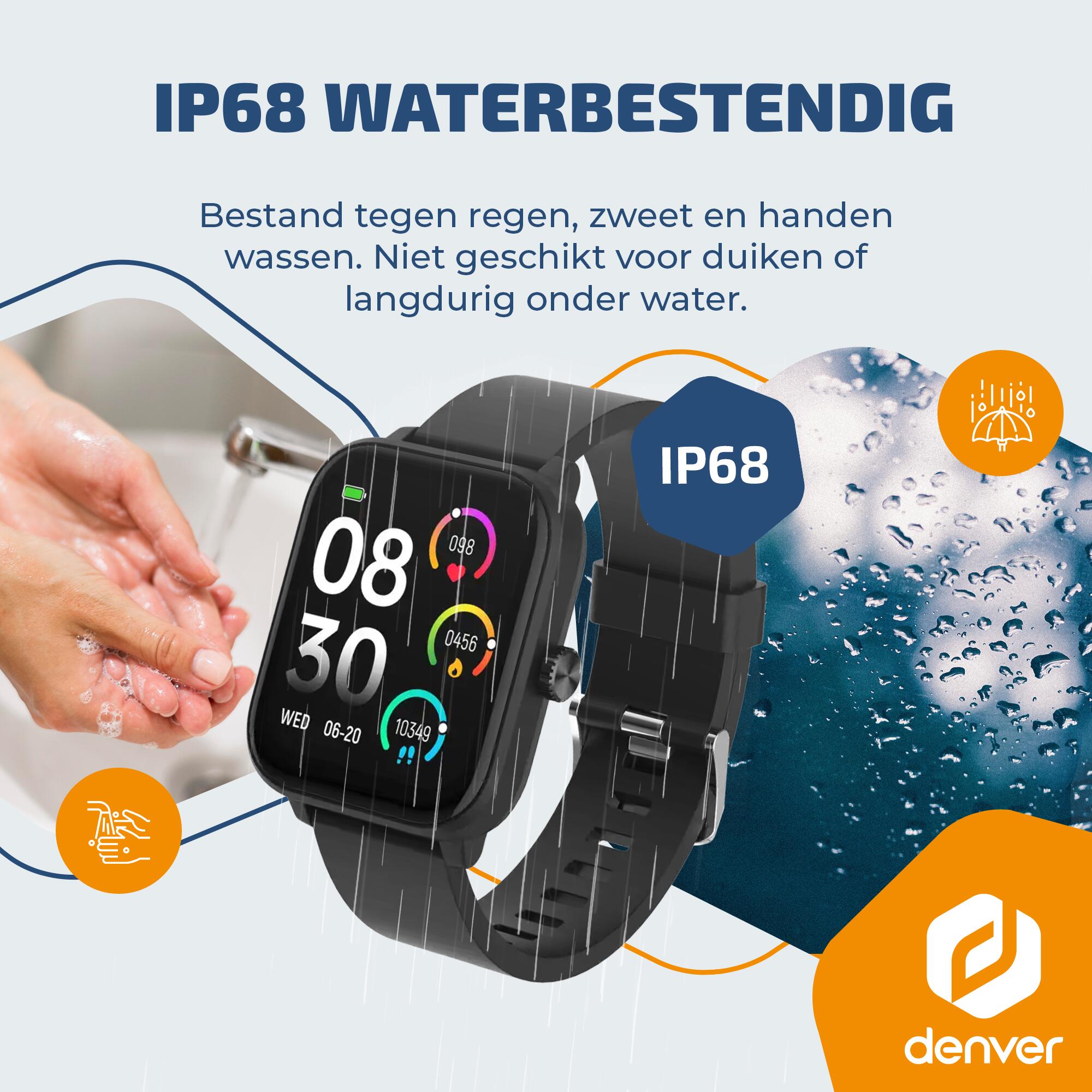 Smartwatch - Hartslagmeter - 130+ Sportmodi - GPS tracking - SWG155B 4/7