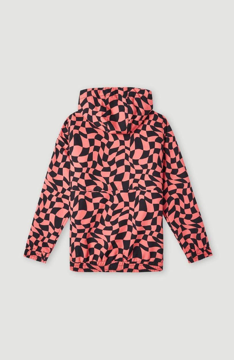 O'NEILL O'neill Manteaux RIDGE ANORAK JACKET  Filles Pink Checkboard 2/3